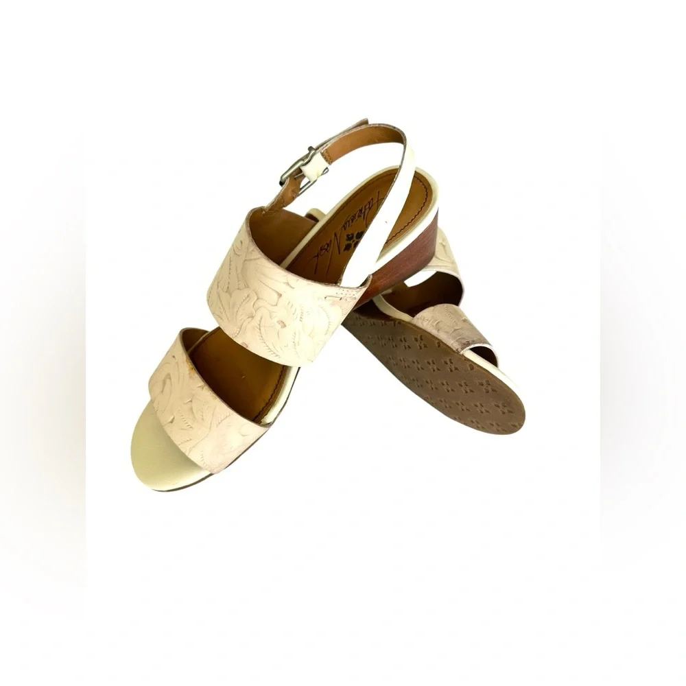 Patricia Nash Mirella Floral Leather Sandals